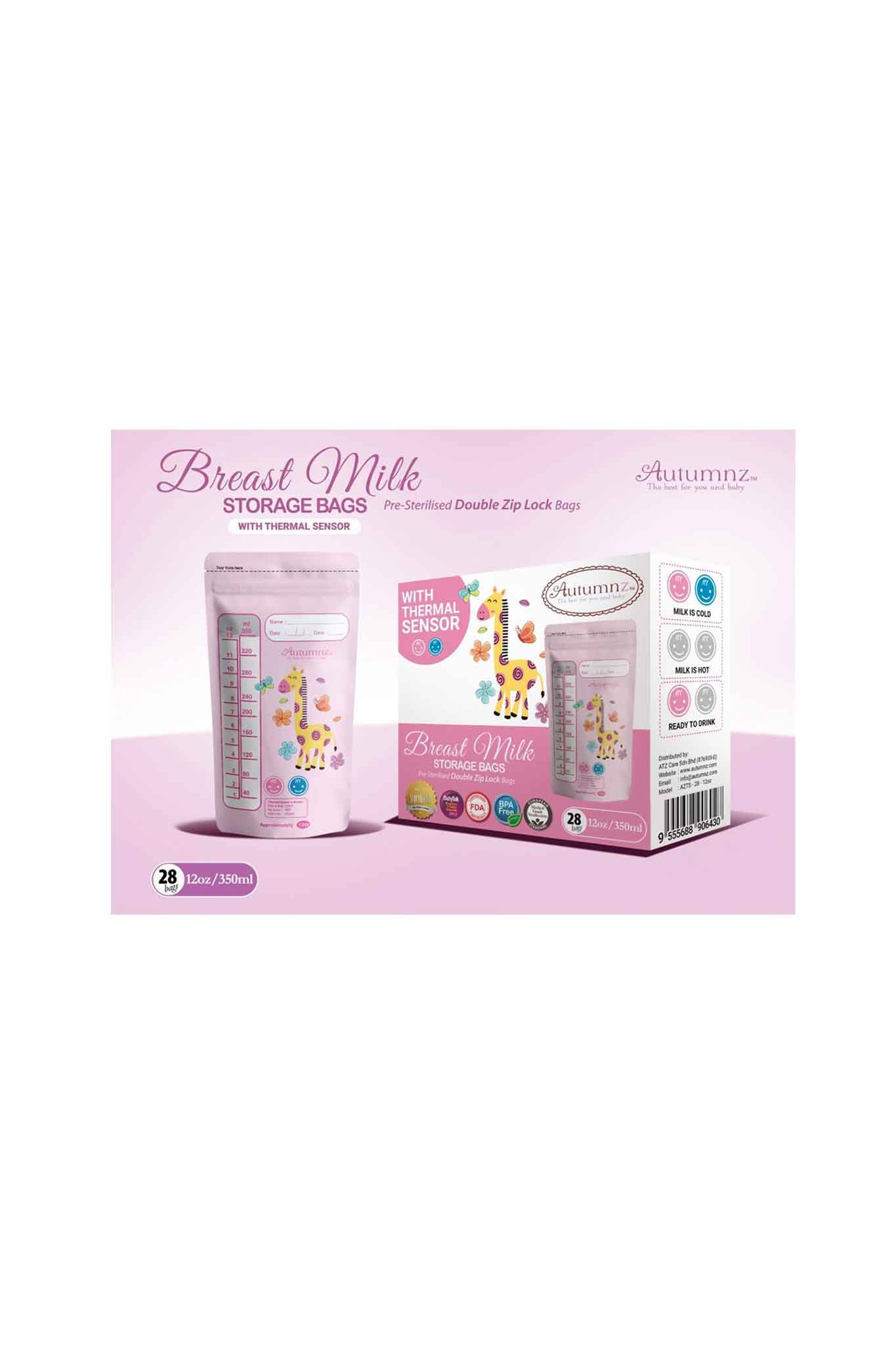 Autumnz Breastmilk Storage Bag 28 Pack - Image 13