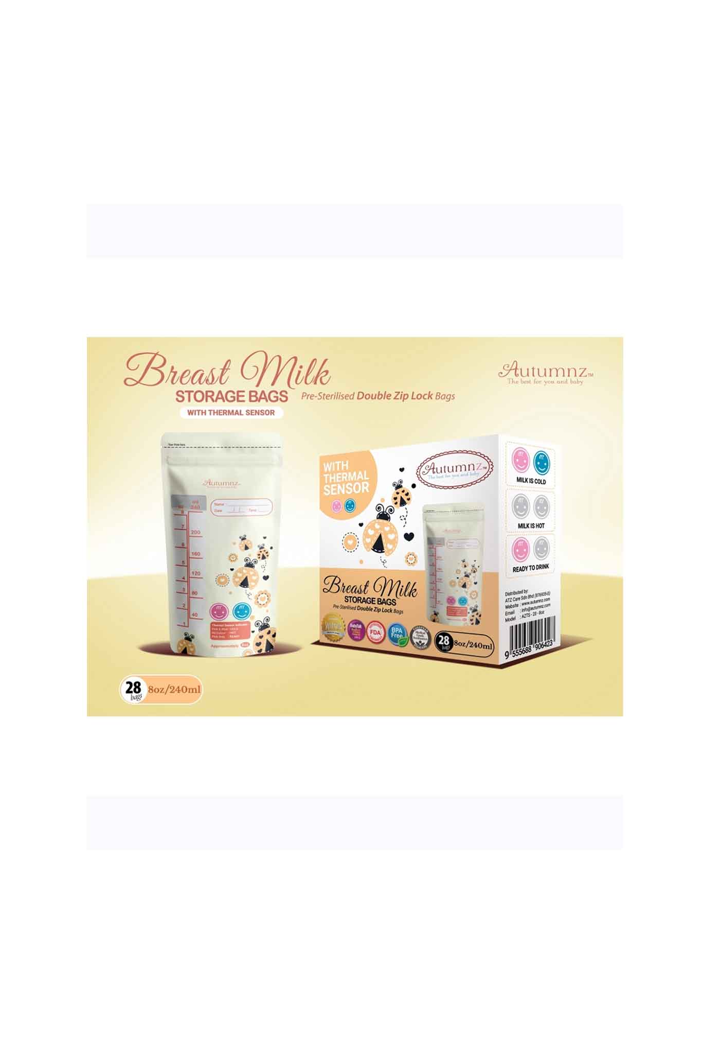 Autumnz Breastmilk Storage Bag 28 Pack - Image 9