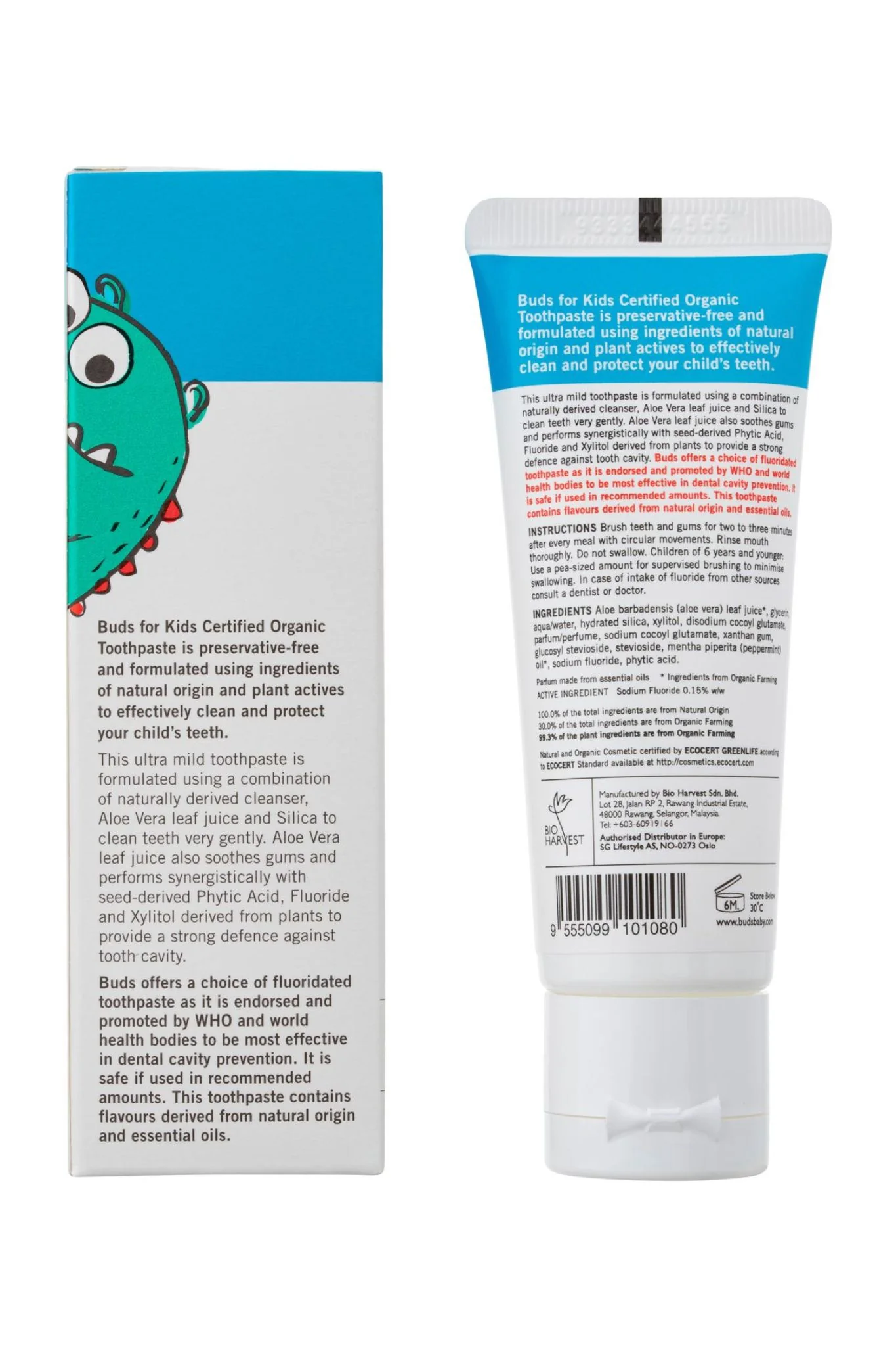 Buds Toothpaste with Flouride 50ml - Image 15