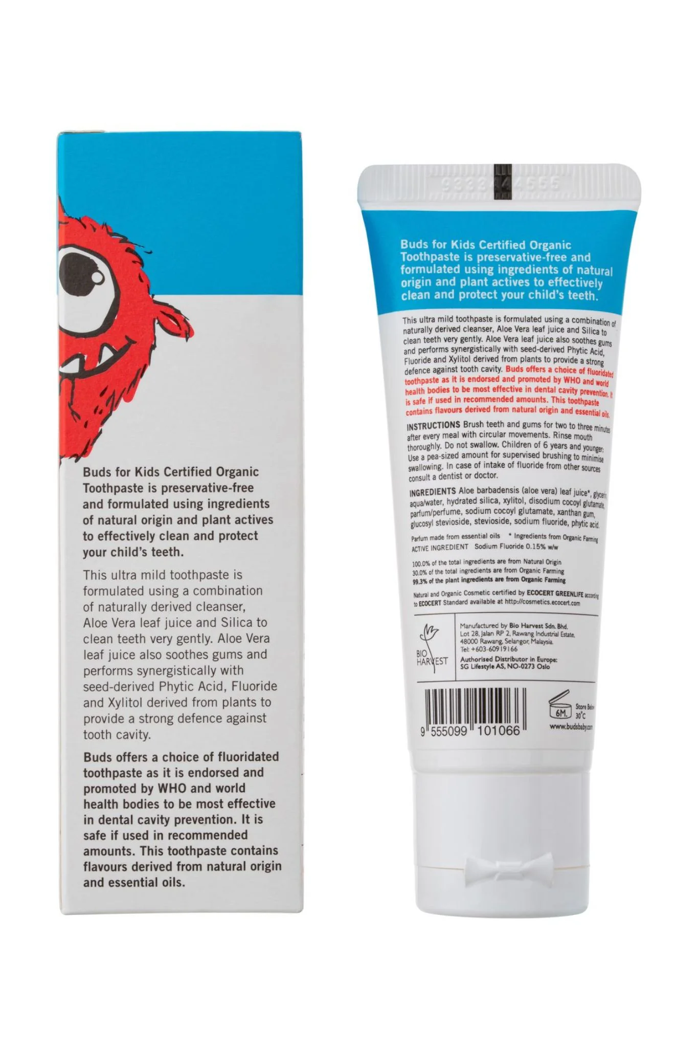 Buds Toothpaste with Flouride 50ml - Image 23