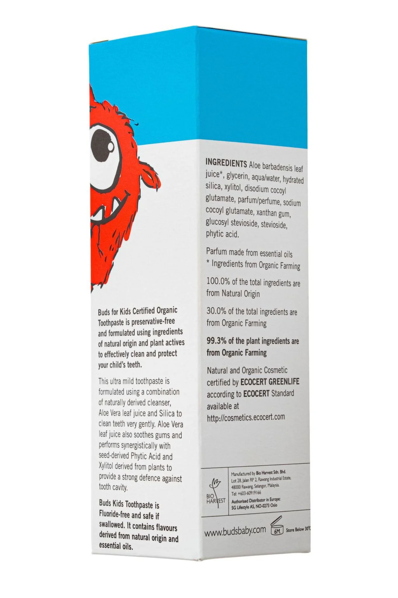 Buds Toothpaste with Xylitol 50ml - Image 31