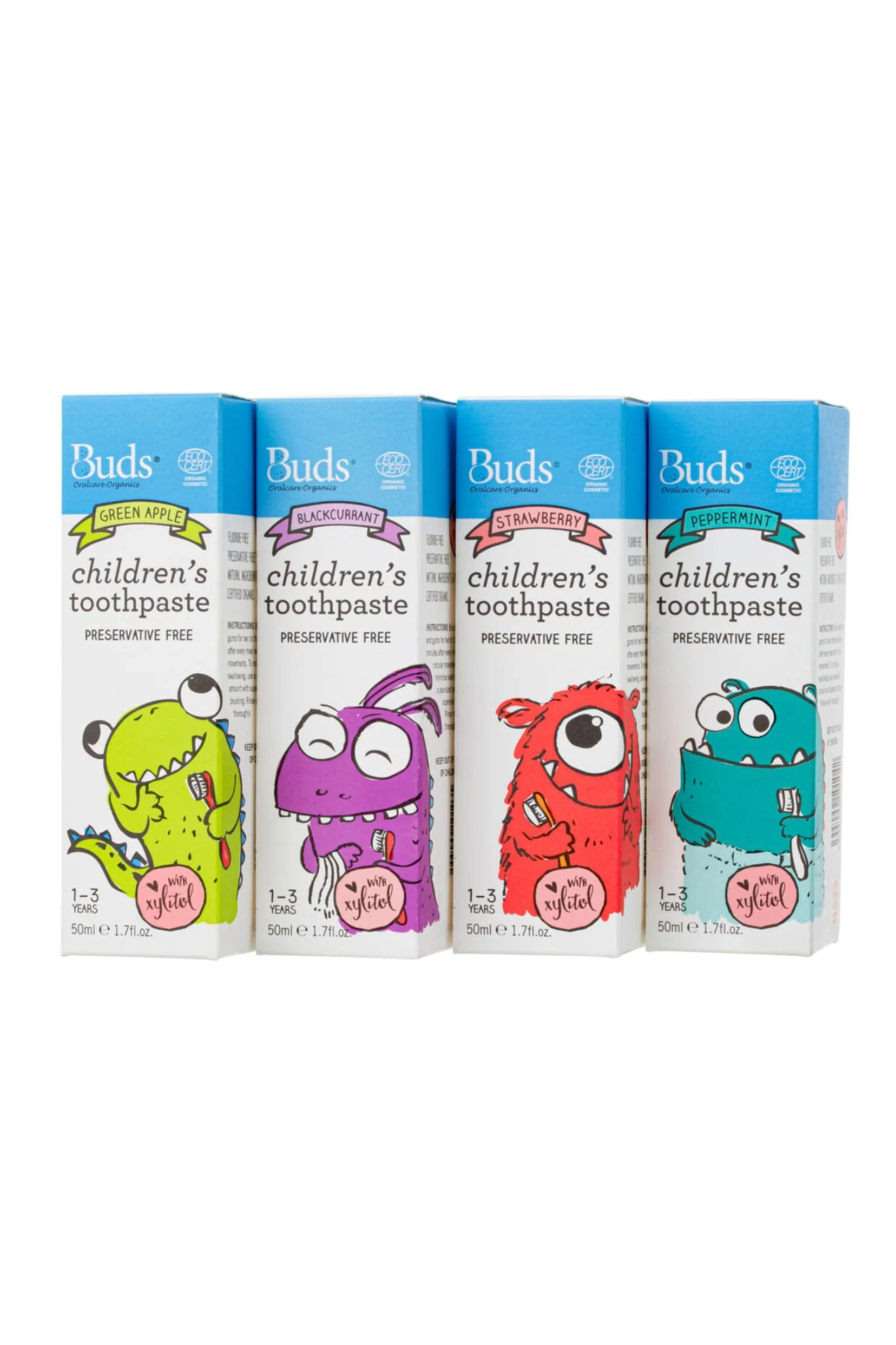 Buds Toothpaste with Xylitol 50ml - Image 32