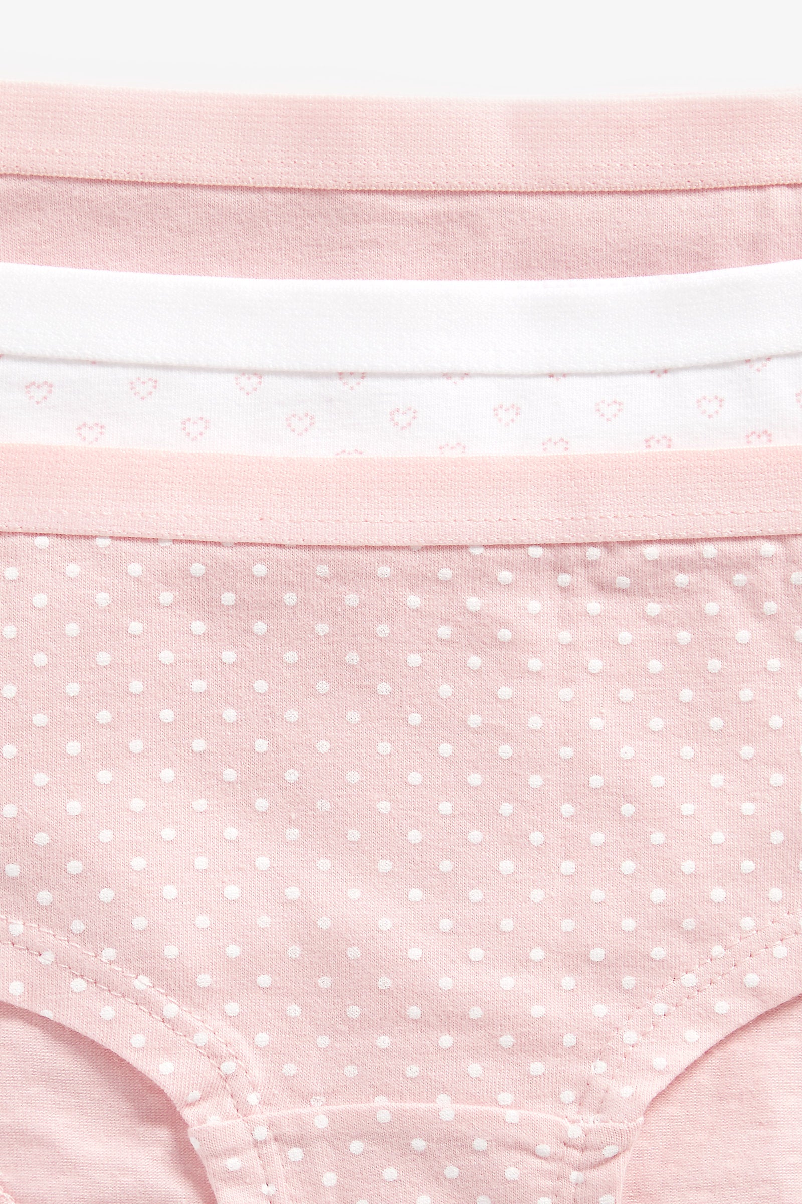 Mothercare Pink and White Hipster Briefs - 5 - Image 3